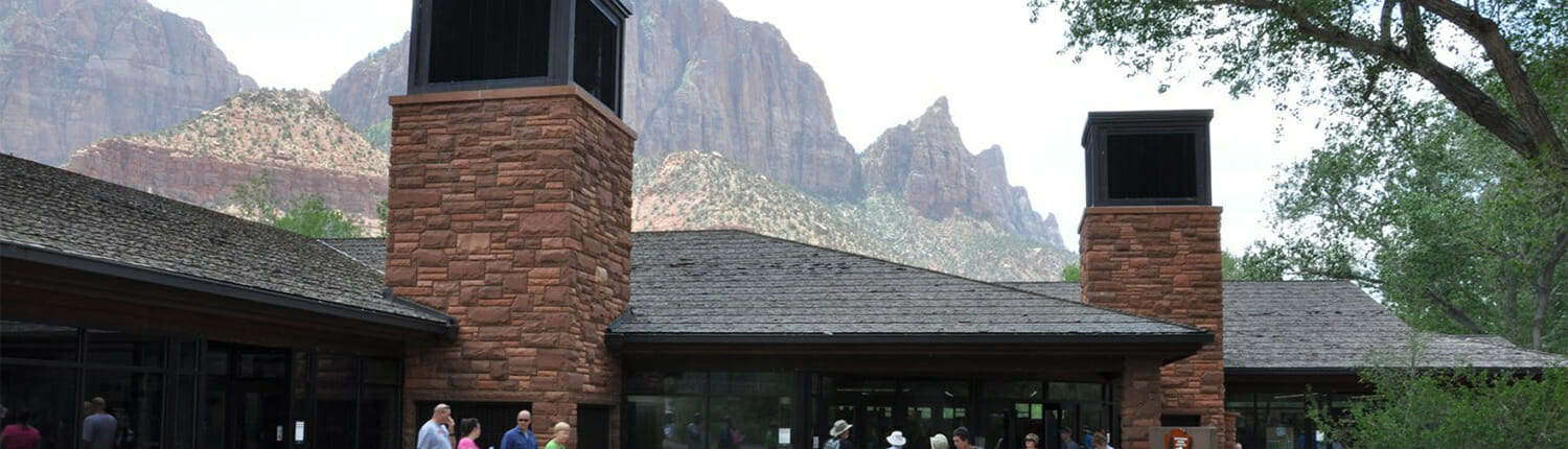 Visitor Center in Zion Canyon