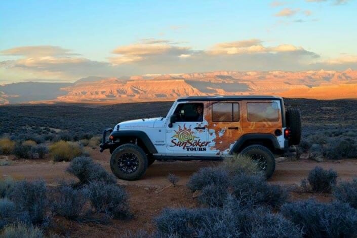 SunSoker Jeep Tour adventure in Zion National Park