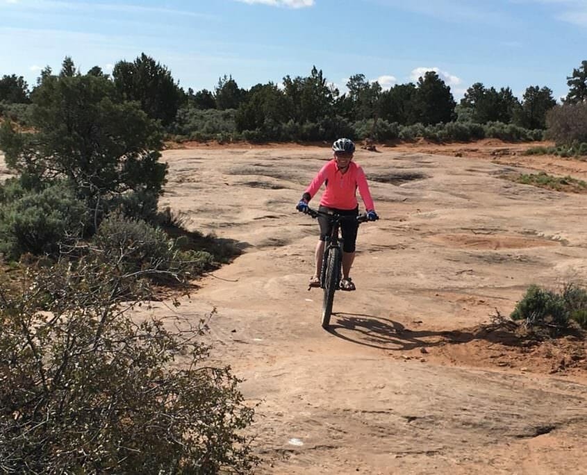 Mountain Biking at Gooseberry Mesa in Zion National Park