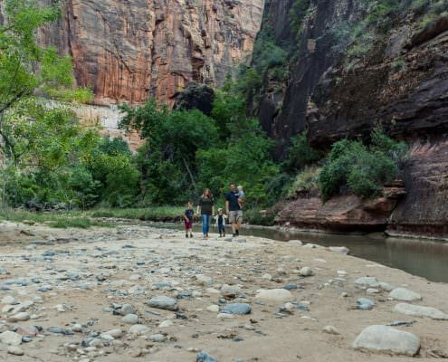 Family photography in Zion National Park