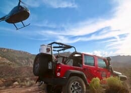 Helicopter & Jeep tours in Zion
